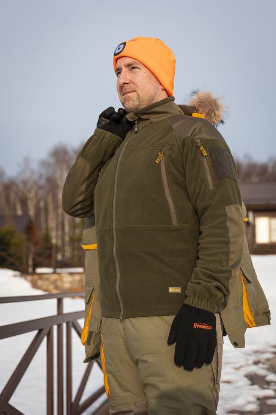 толстовка remington polar skate oliva р. s