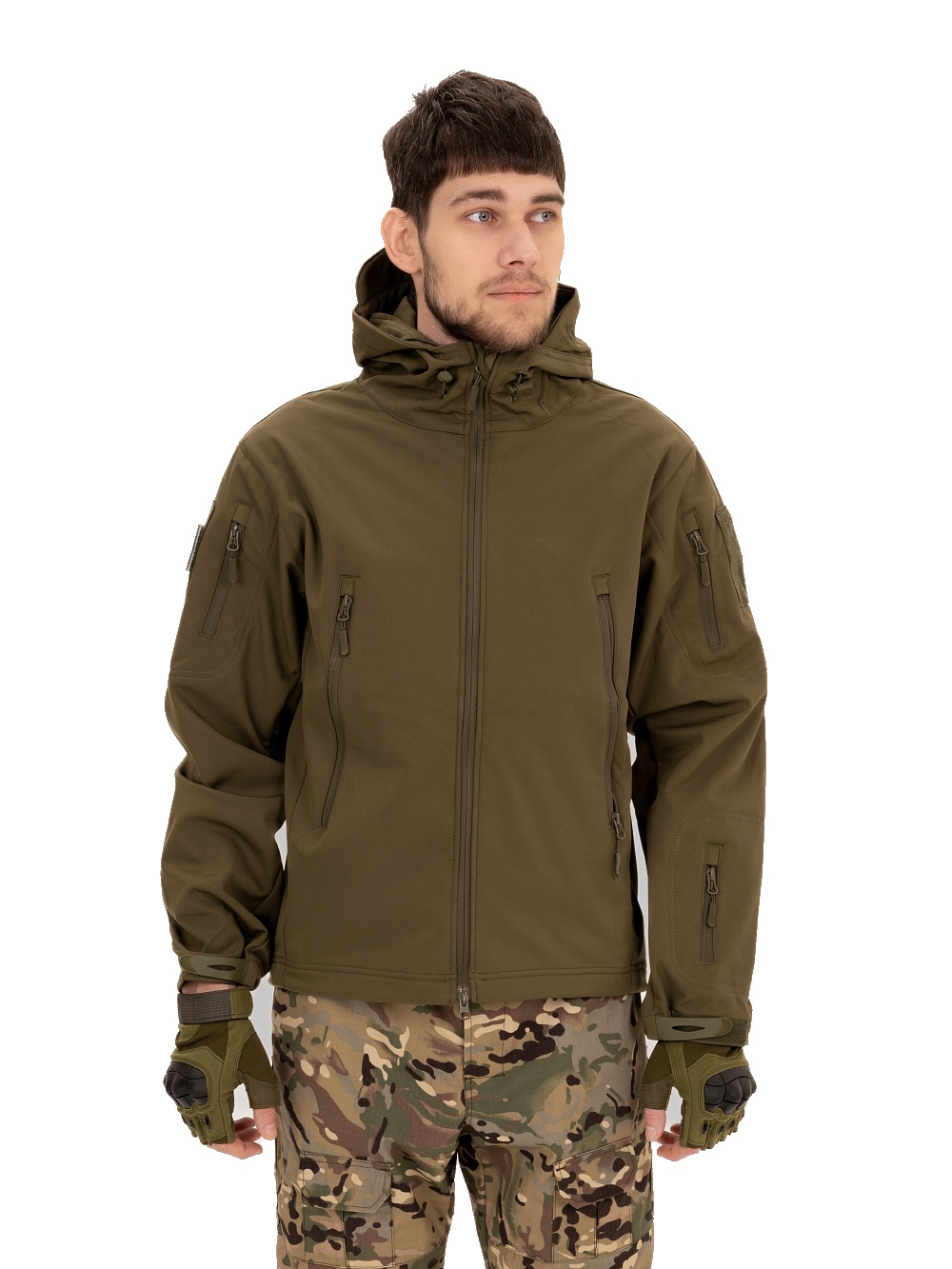 куртка remington shark skin soft shell jacket army green р. 2xl