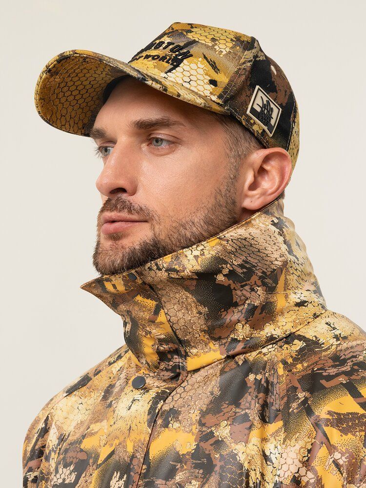 плащ тент remington new pu waterproof yellow waterfowl honeycombs р. xl