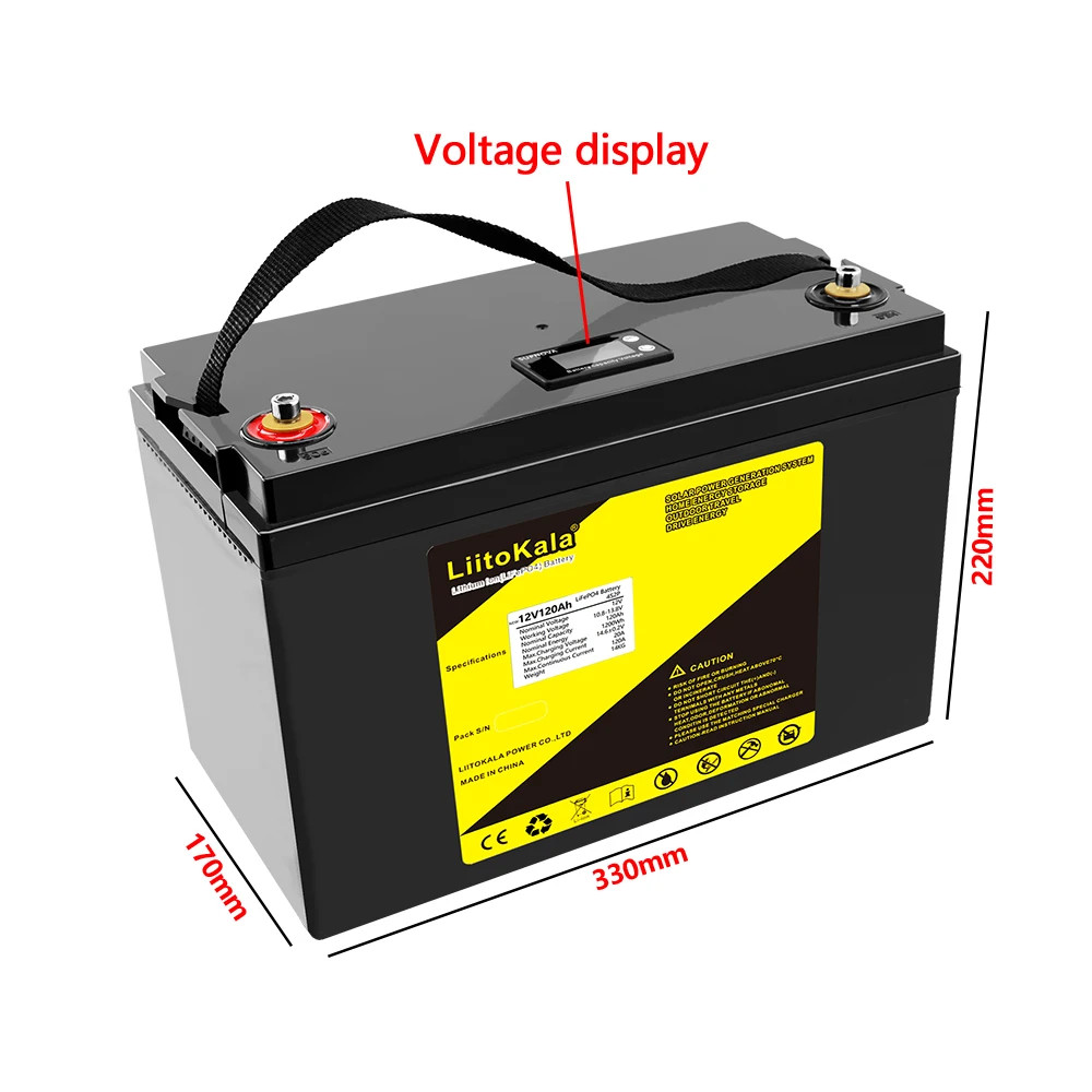аккумулятор liitokala dc-12v 100ah lifepo4