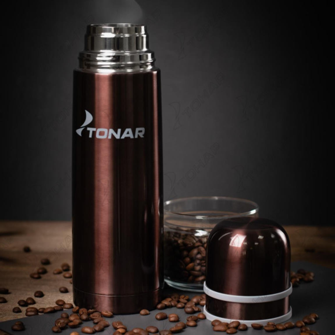 термос (hs.tm-034) 750ml (2 крышки-кружки) tonar