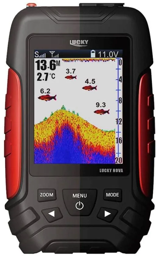 ручной эхолот lucky fl168lic-wt hand-held fishing sonar