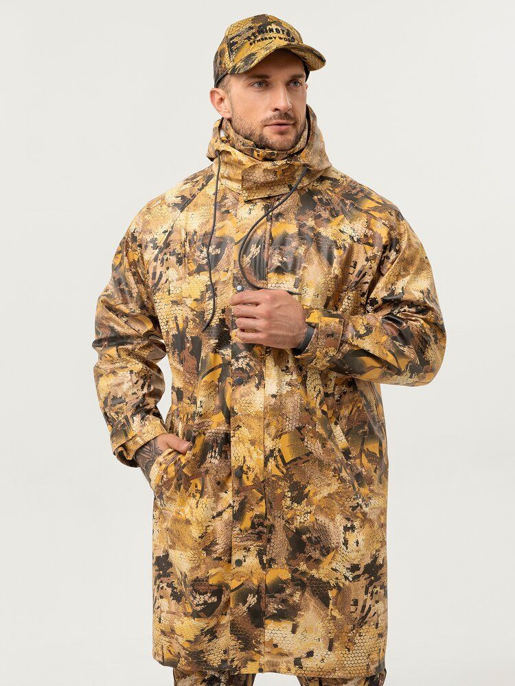 плащ тент remington new pu waterproof yellow waterfowl honeycombs р. xl