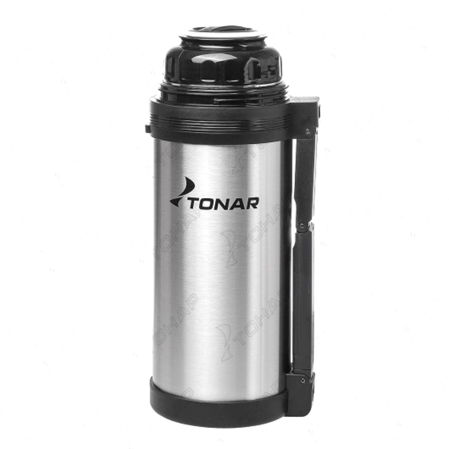 термос (hs.tm-012) 1500ml (дополн.пласт.чашка, скл.ручка, ремень) tonar