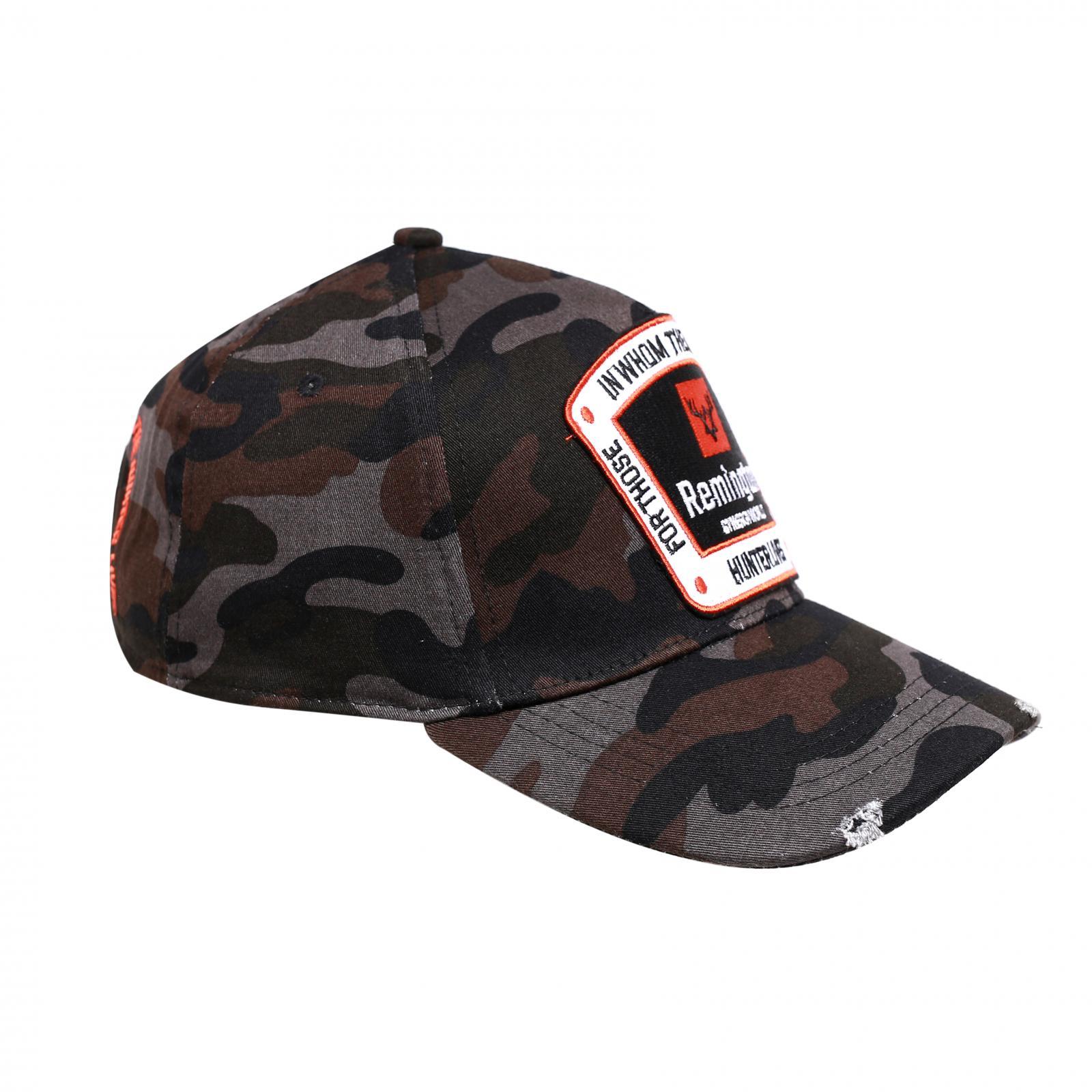 кепка remington baseball cap trucks black camo, one size