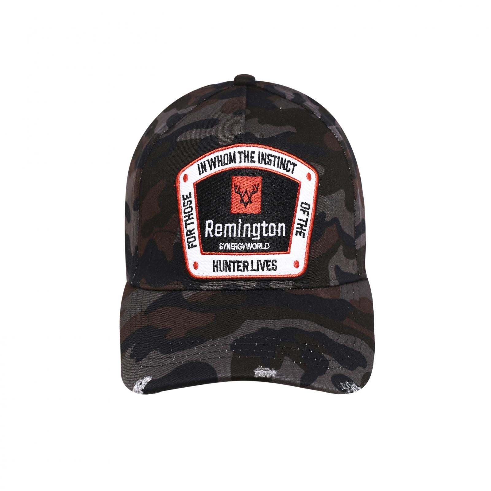 кепка remington baseball cap trucks black camo, one size