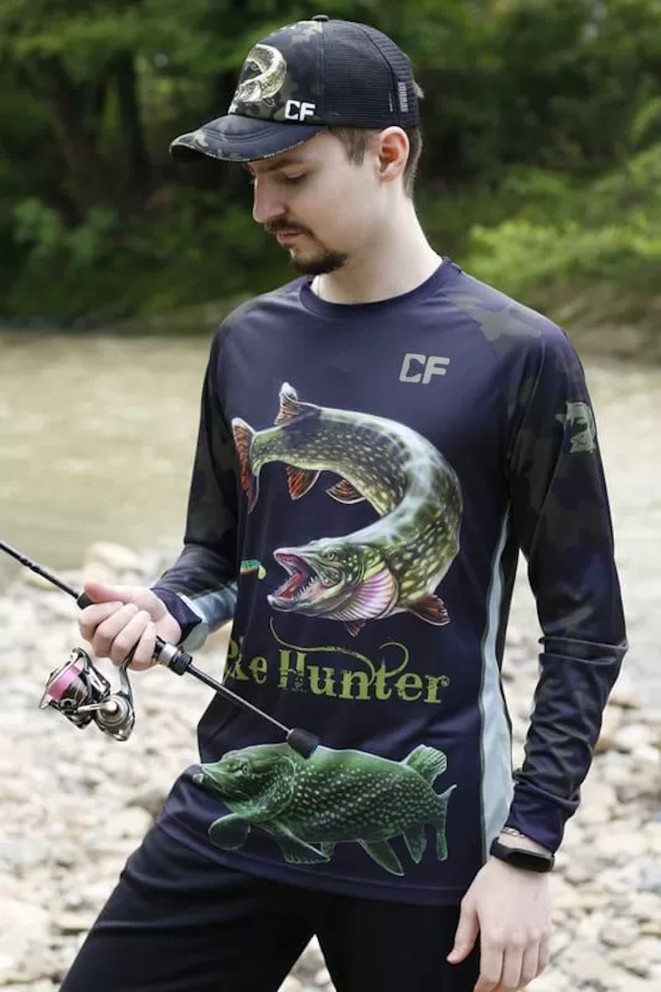 джерси cf pike hunter black (l)