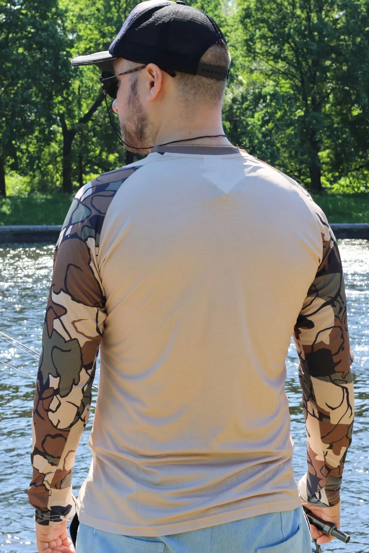 джерси cf camo sleeves brown (xl)