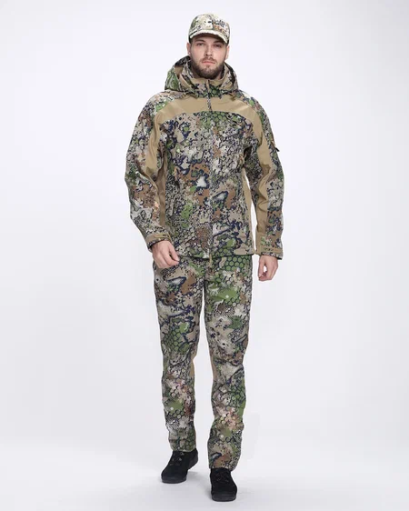 костюм triton gear "chameleon pro" -5 52-54/182-188 (softshell, forest green/beige)