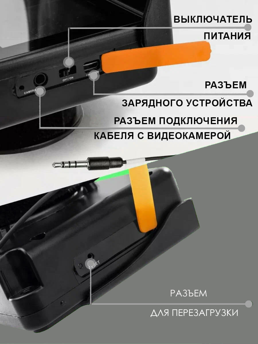 подводная видеокамера для рыбалки (h-pk-f05) helios