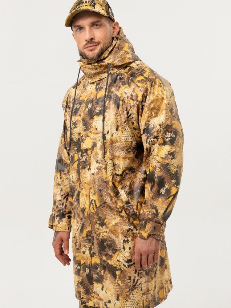 плащ тент remington new pu waterproof yellow waterfowl honeycombs р. xl