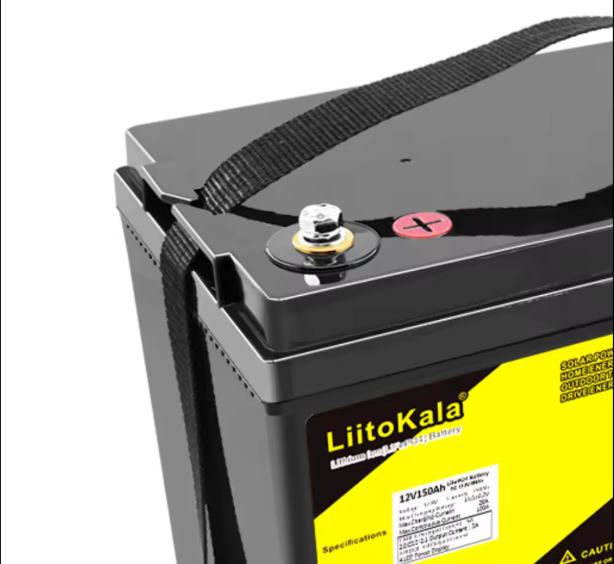 аккумуляторная батарея lifepo4 liitokala dc-12v 150ah боковая панель инвертор 5v pd