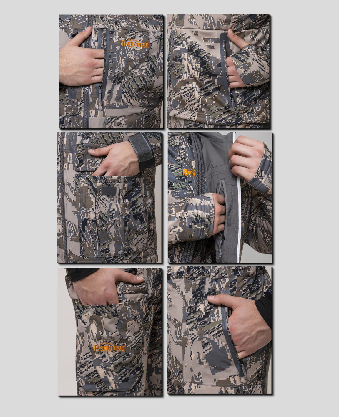 костюм remington 3 в 1 blizzard fit figure р. s