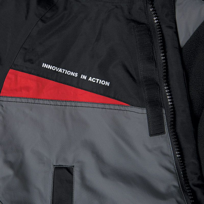 костюм зимний alaskan dakota серый/черный l куртка, полукомбинезон